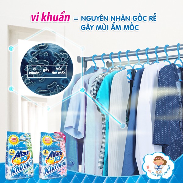 Vi khuẩn là nguyên nhân gây mùi trên quần áo vào mùa mưa - ảnh 1