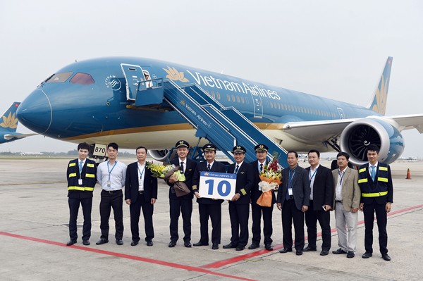 Vietnam Airlines nhận máy bay đường dài thứ 10 của Boeing - ảnh 1