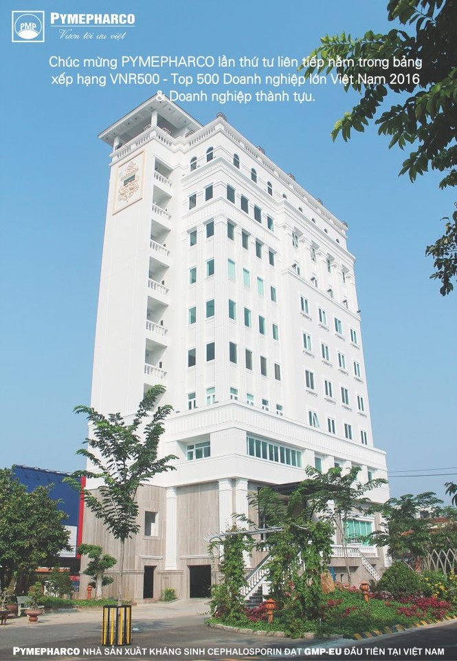 Pymepharco lần thứ tư liên tiếp đạt top 500 DN lớn Việt Nam - VNR 500 - ảnh 1