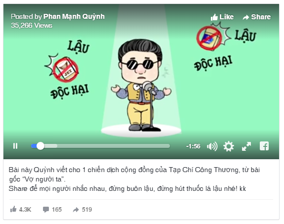 Sao Việt đồng loạt ủng hộ việc tẩy chay thuốc lá lậu khỏi đời sống - ảnh 1