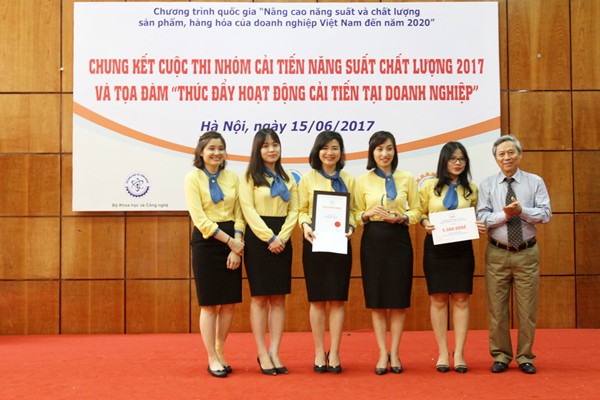 PVcomBank đạt giải Nhì cuộc thi “Cải tiến năng suất chất lượng 2017” - ảnh 1
