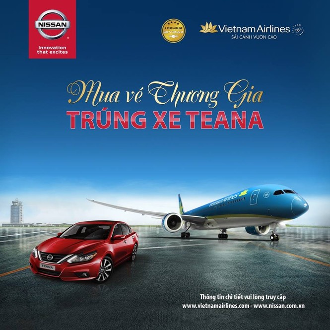 “Mua vé Thương gia, trúng xe Teana” - ảnh 1