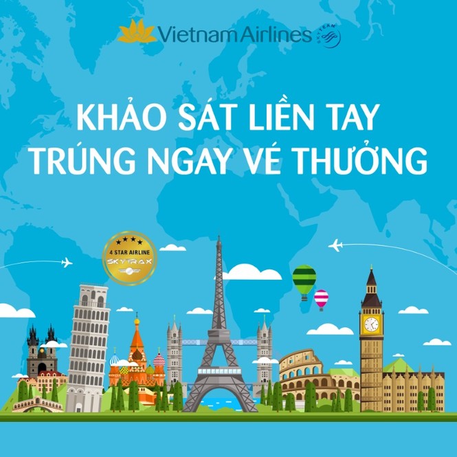 Vietnam Airlines triển khai khảo sát chất lượng dịch vụ trực tuyến - ảnh 1