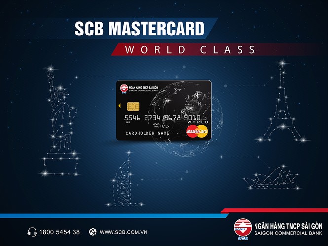 Trải nghiệm đẳng cấp xứng tâm Từ thẻ Tín Dụng Cao Cấp SCB Mastercard World Class - ảnh 1