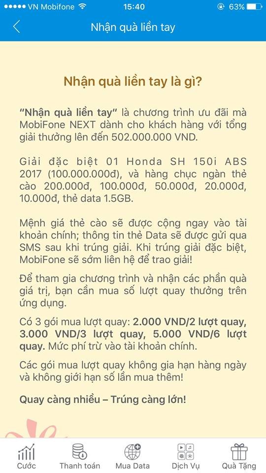 Nhận quà liền tay cùng MobiFone NEXT - ảnh 5