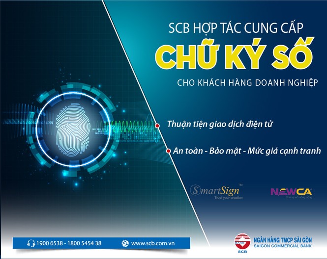 SCB hợp tác cung cấp dịch vụ chữ ký số cho khách hàng doanh nghiệp - ảnh 1