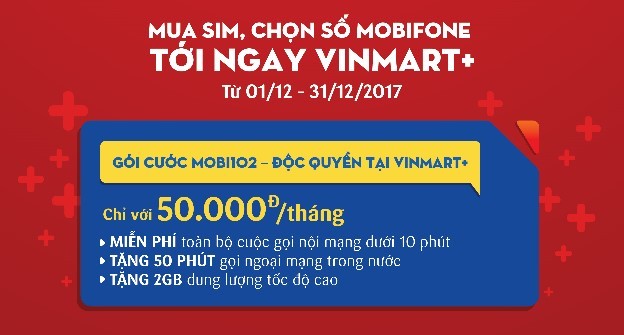 Vinmart + phân phối sim và gói cước di động Mobifone - ảnh 2