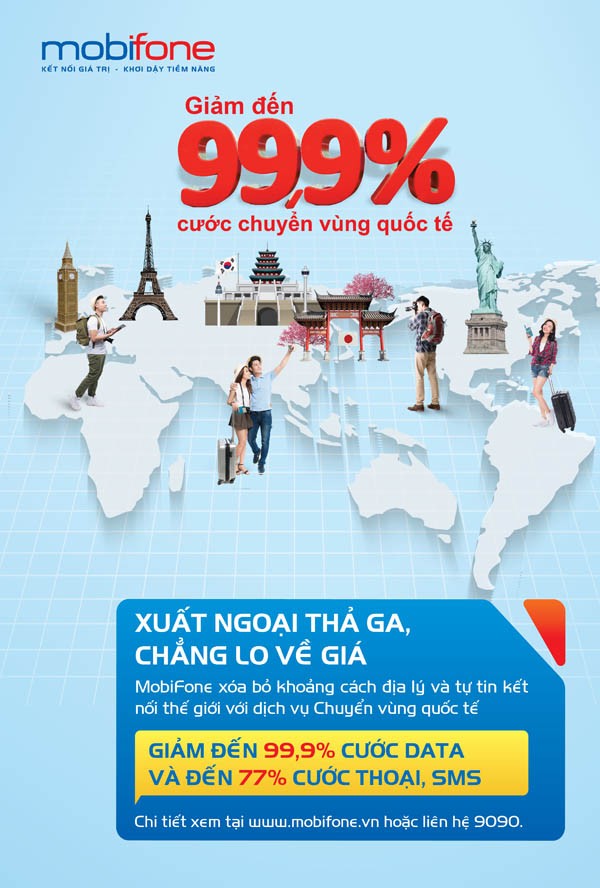 MobiFone giảm 99,9% cước data roaming tại Mỹ - ảnh 1