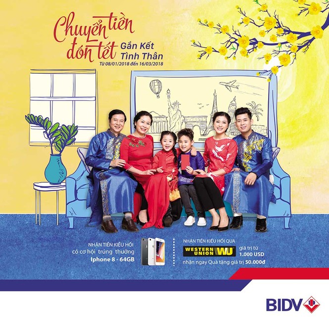 BIDV triển khai chương trình 'Chuyển tiền đón Tết - Gắn kết tình thân' - ảnh 1