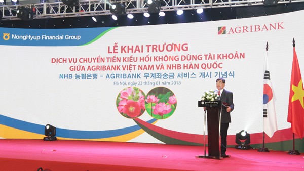 Agribank và Nonghyup Bank triển khai dịch vụ Chuyển tiền kiều hối - ảnh 2