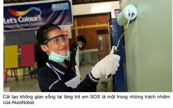 AkzoNobel và Làng trẻ em SOS quốc tế chung tay vì thế hệ trẻ - ảnh 2
