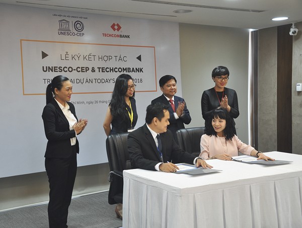 Unesco-Cep và Techcombank cùng đào tạo, phát triển nhân tài Việt trẻ - ảnh 1