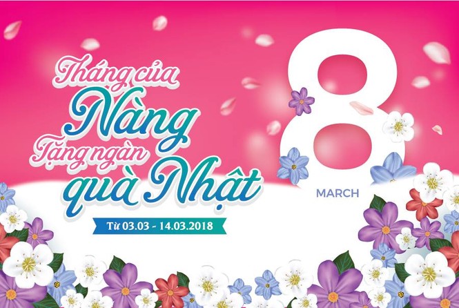 Ngàn ưu đãi trong tháng 3 yêu thương dành tặng một nửa thế giới - ảnh 1