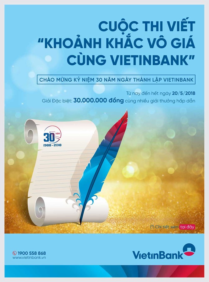 Phát động Cuộc thi viết 'Khoảnh khắc vô giá cùng VietinBank' - ảnh 1