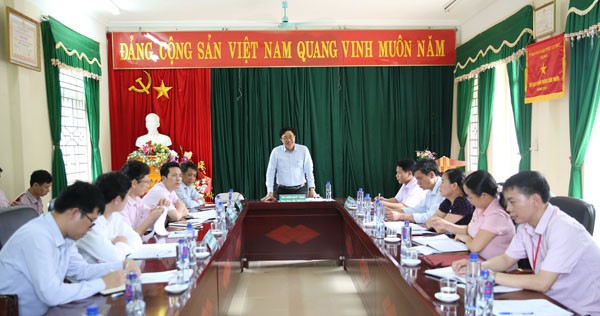 Đoàn công tác NHCSXH làm việc tại huyện Mường Tè - ảnh 3