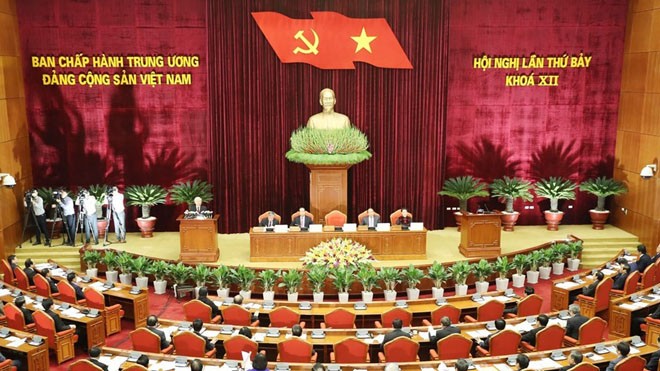 Toàn cảnh khai mạc Hội nghị Trung ương 7 - ảnh 1
