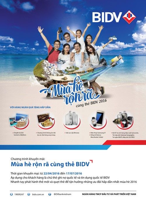 Làm khách hàng ưu tiên để nhận quà tặng từ BIDV - ảnh 1