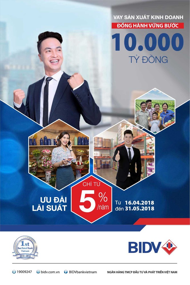 Vay kinh doanh ' Đồng hành vững bước', lãi suất chỉ từ 5%/năm - ảnh 1