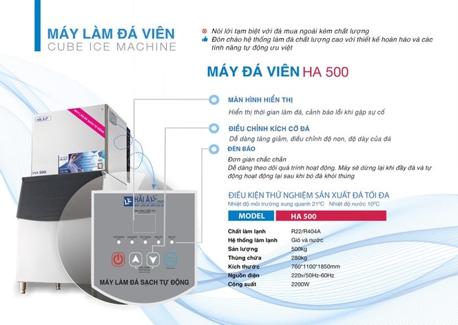 Máy làm đá viên Hải Âu nỗ lực 'định nghĩa' lại đá viên sạch - ảnh 1