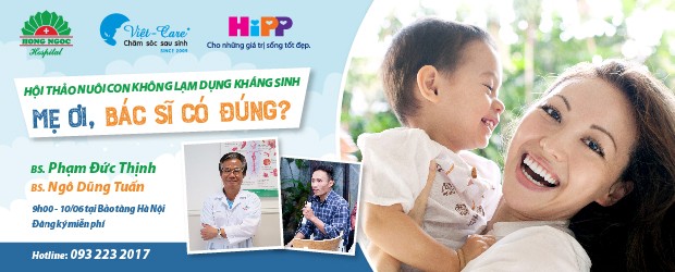 BV Hồng Ngọc tổ chức hội thảo 'Nuôi con không lạm dụng kháng sinh' - ảnh 1