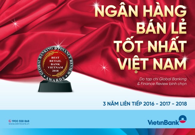 VietinBank: 'Ngân hàng bán lẻ tốt nhất Việt Nam' 3 năm liên tục - ảnh 1
