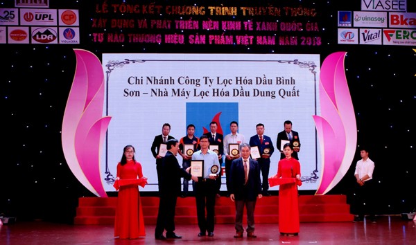 BSR được vinh danh Top 10 “Nhà máy xanh thân thiện” năm 2018 - ảnh 1