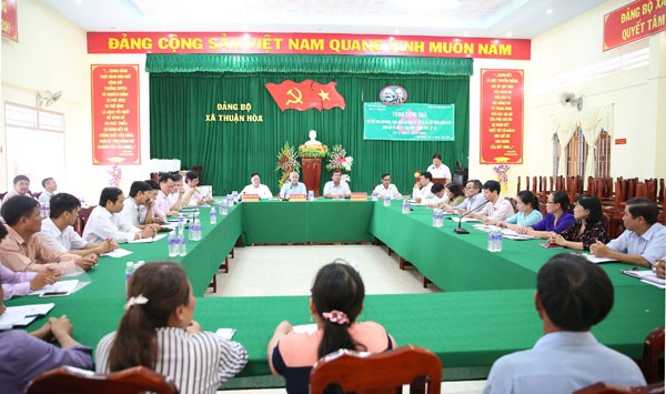 Ủy ban Dân tộc và NHCSXH khảo sát tín dụng chính sách tại Trà Vinh - ảnh 1