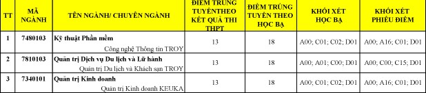 Đại học Duy Tân công bố điểm trúng tuyển đại học đợt 1 năm 2018 - ảnh 4