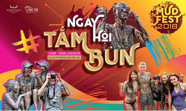Ngày hội tắm bùn MudFest2018 tại Mường Thanh Diễn Lâm - ảnh 1