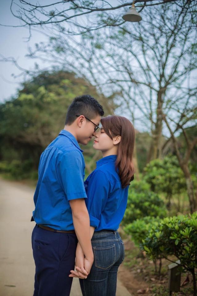 Độc đáo bộ ảnh cưới với áo Đoàn thanh niên - ảnh 5