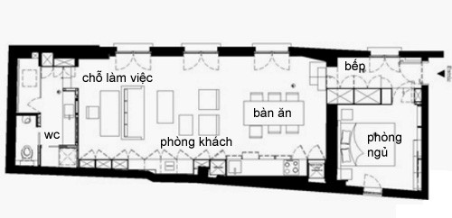 Căn hộ 65 m2 thanh lịch kiểu Pháp - ảnh 12