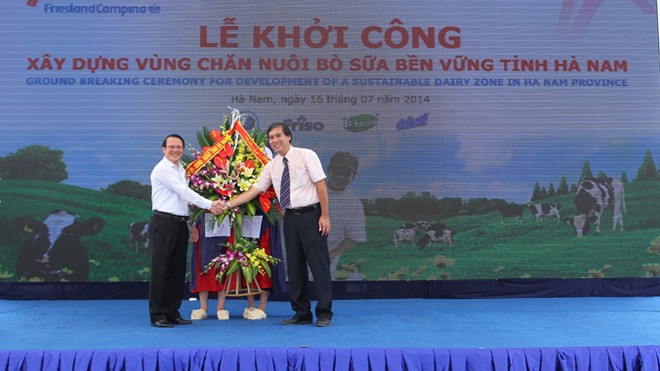 FrieslandCampina Việt Nam đẩy mạnh phát triển vùng nguyên liệu sữa - ảnh 1