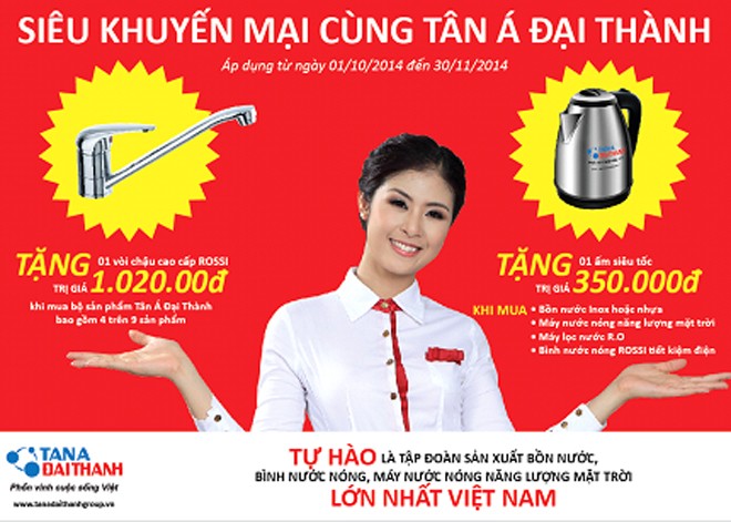 Khuyến mại lớn từ Tập đoàn Tân Á Đại Thành - ảnh 1