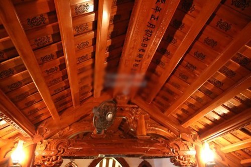 Nội thất gỗ ở biệt thự làng Việt kiều Châu Âu - ảnh 13