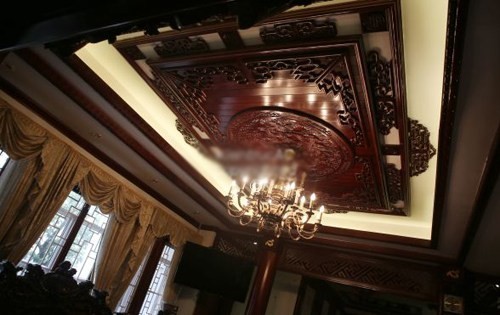 Nội thất gỗ ở biệt thự làng Việt kiều Châu Âu - ảnh 2
