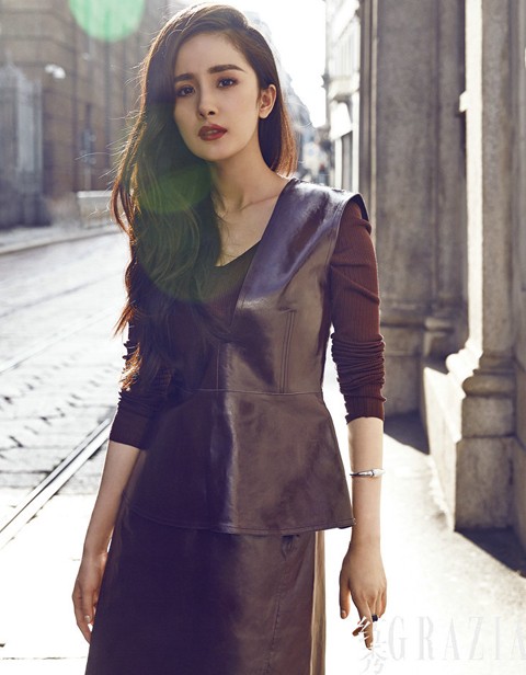 Dương Mịch sành điệu xuống phố ở Milan - ảnh 7
