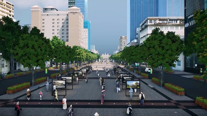 Quảng trường có nhạc nước dài 1 km ở Sài Gòn - ảnh 1