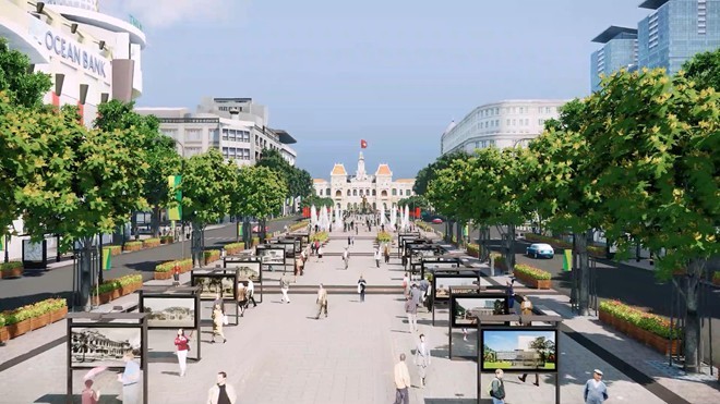 Quảng trường có nhạc nước dài 1 km ở Sài Gòn - ảnh 2