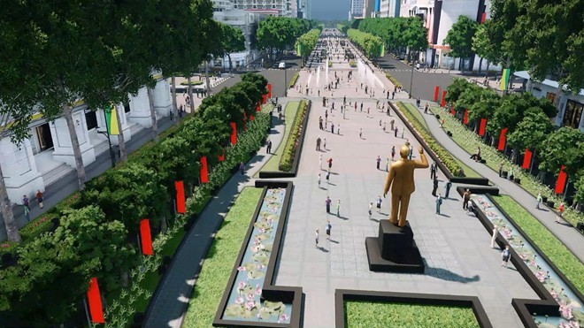 Quảng trường có nhạc nước dài 1 km ở Sài Gòn - ảnh 3