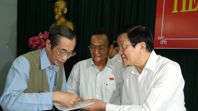 Chủ tịch nước Trương Tấn Sang: Chưa đẩy lùi được tham nhũng - ảnh 1