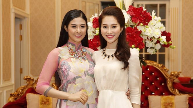 Thu Thảo hội ngộ Ngọc Hân tại quê nhà - ảnh 1