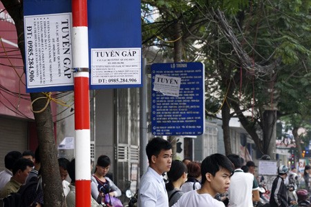 Biển báo giao thông biến thành biển 'tuyển gấp' - ảnh 3