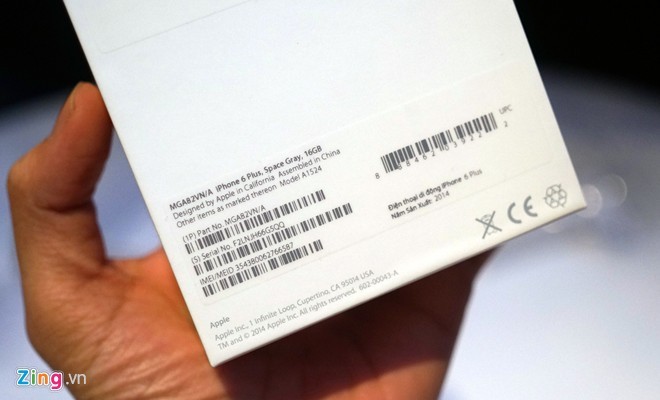 Mở hộp iPhone 6 và 6 Plus chính hãng phiên bản Việt Nam - ảnh 2