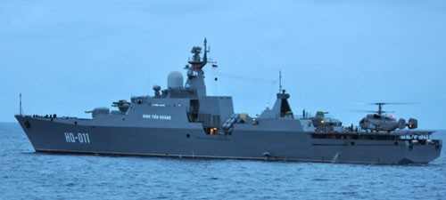 Trực thăng săn ngầm trên chiến hạm Đinh Tiên Hoàng - Lý Thái Tổ - ảnh 16
