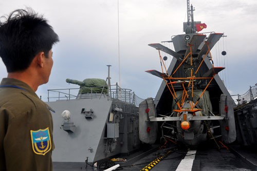 Trực thăng săn ngầm trên chiến hạm Đinh Tiên Hoàng - Lý Thái Tổ - ảnh 7