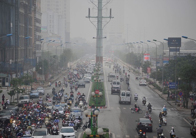 Hà Nội huyền ảo trong sương sớm - ảnh 12