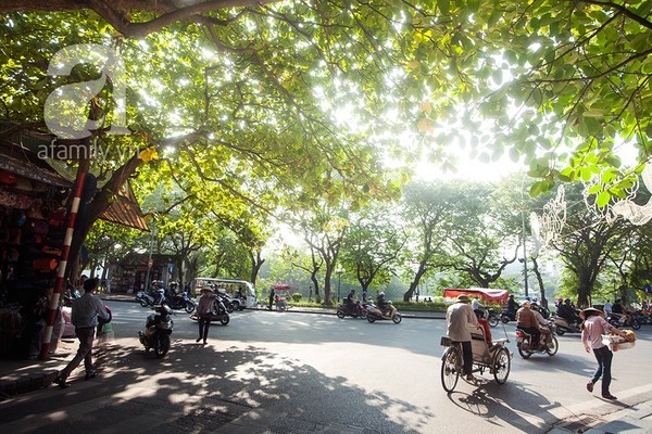 Hà Nội đẹp lung linh trong nắng đầu đông - ảnh 9