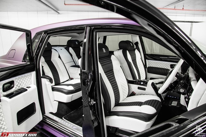 Rolls-Royce Phantom màu tím độc đáo - ảnh 10