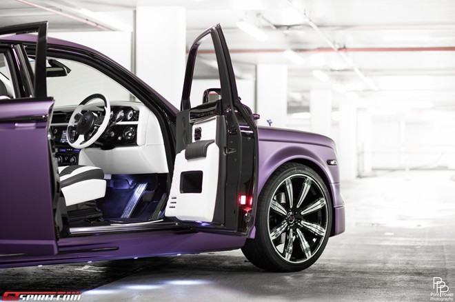 Rolls-Royce Phantom màu tím độc đáo - ảnh 11