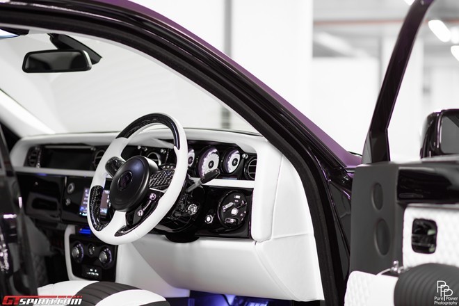 Rolls-Royce Phantom màu tím độc đáo - ảnh 12